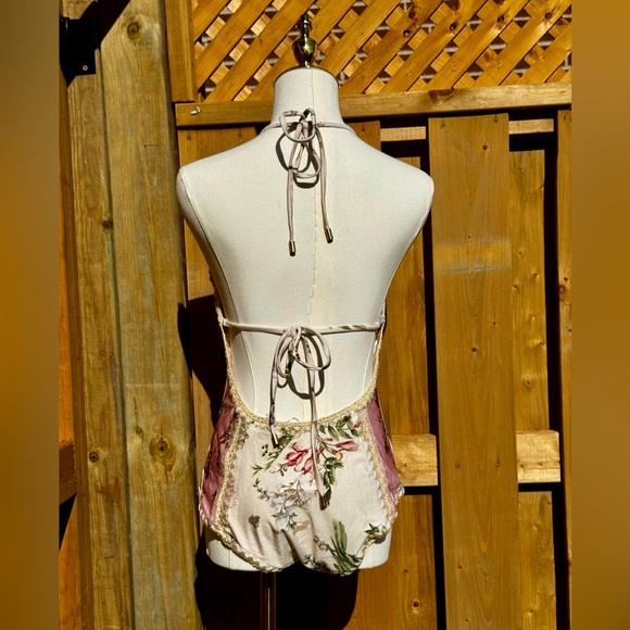 🆕 ZIMMERMANN 🧿 NWT Waverly Keyhole Crochet One Piece Swimsuit, Pink - Sz 3 - 8 - Picture 6 of 16